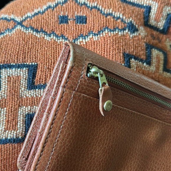 Vintage Leather Anne Klein Clutch Wallet - Picture 14 of 15